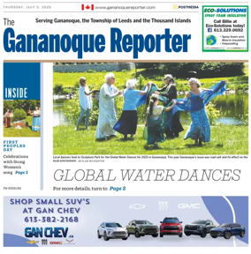 Cover of The Gananoque Reporter