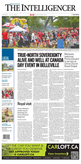 Cover of The Intelligencer (Belleville)