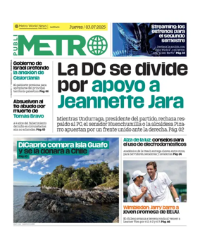 Cover of Publimetro Chile