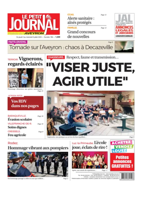 Cover of Le Petit Journal - L'hebdo local de l'Aveyron