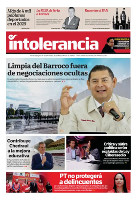 Cover of Intolerancia Diario