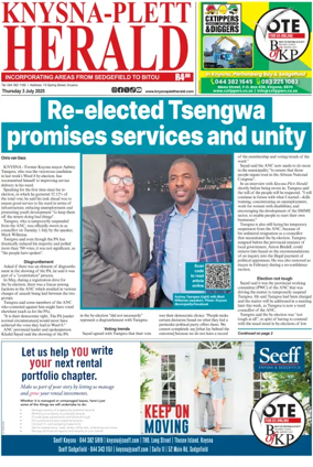 Cover of Knysna-Plett Herald