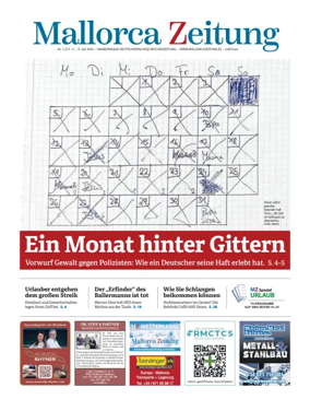 Cover of Mallorca Zeitung