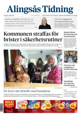 Cover of Alingsas Tidning