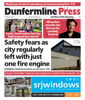 Cover of Dunfermline Press