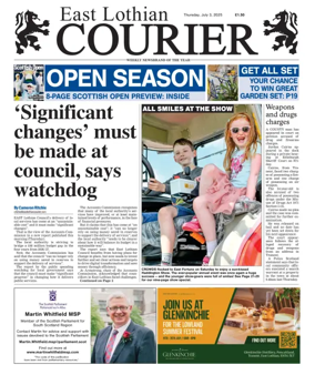 Cover of East Lothian Courier