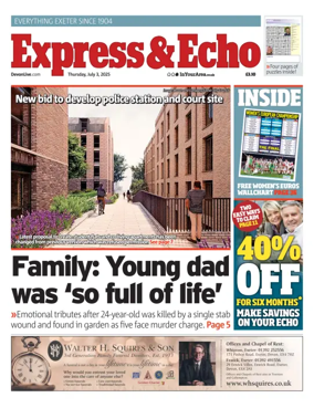 Cover of Express & Echo (City & East Devon Edition)