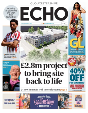 Cover of Gloucestershire Echo