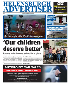 Cover of Helensburgh Advertiser