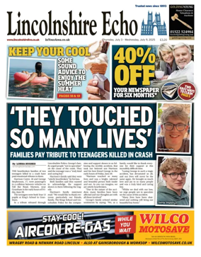 Cover of Lincolnshire Echo
