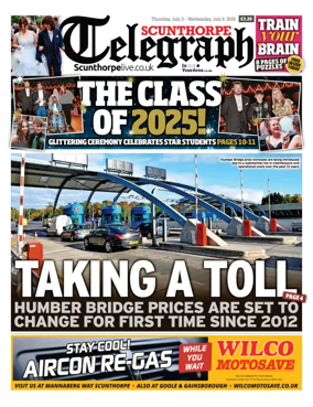 Cover of Scunthorpe Telegraph