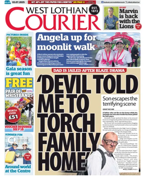 Cover of West Lothian Courier