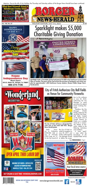 Cover of Borger News-Herald