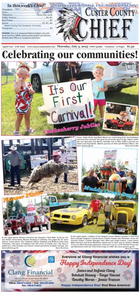 Cover of Custer County Chief