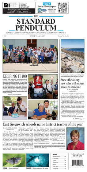 Cover of East Greenwich Pendulum