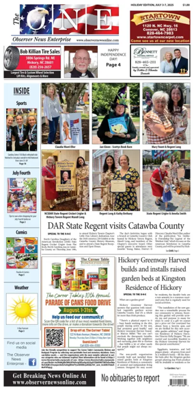 Cover of Observer News Enterprise