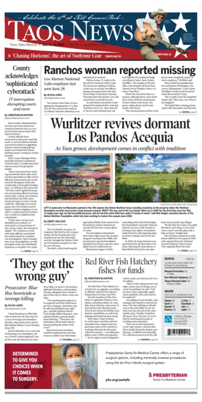 Cover of The Taos News