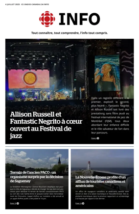 Cover of Radio-Canada Info