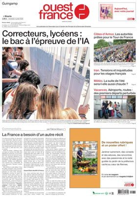 Cover of Ouest France (Guingamp)