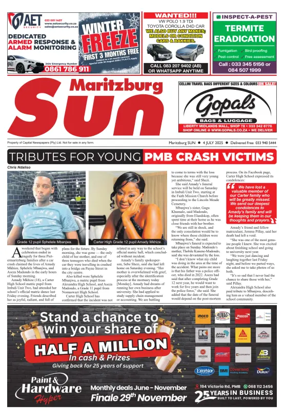 Cover of Maritzburg Sun (South Africa)