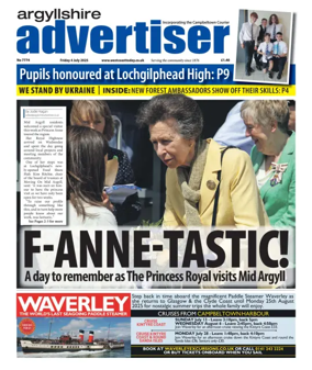 Cover of Argyllshire Advertiser