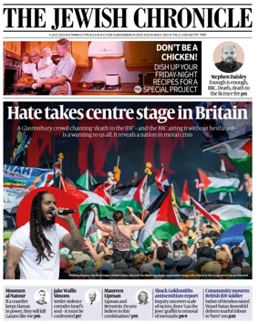 Cover of The Jewish Chronicle