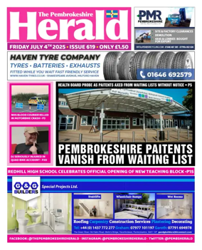 Cover of The Pembrokeshire Herald