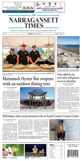 Cover of Narragansett Times