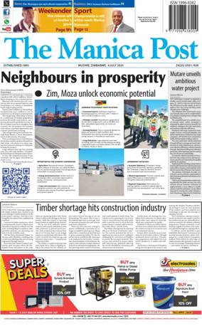 Cover of The Manica Post