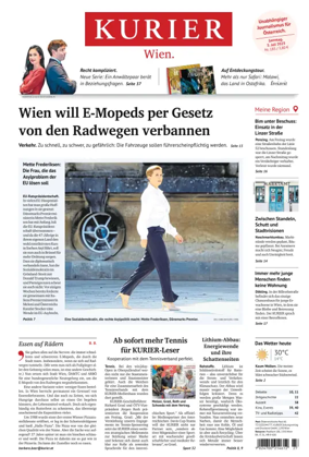 Cover of Kurier (Samstag)