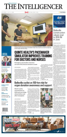 Cover of The Intelligencer (Belleville)