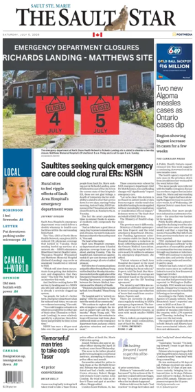 Cover of The Sault Star