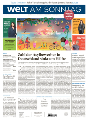 Cover of Welt am Sonntag