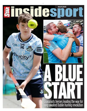 Cover of Irish Daily Star - Inside Sport