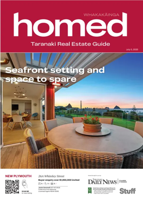 Cover of Homed Taranaki Daily News