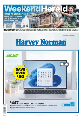 Cover of Weekend Herald