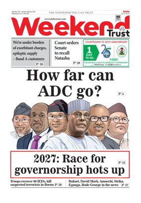 Cover of Weekly Trust