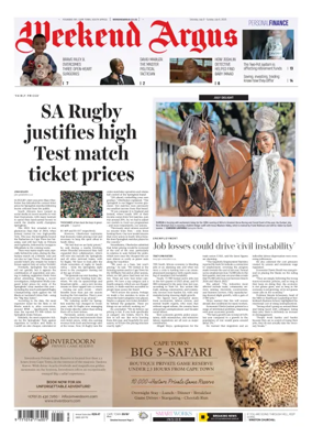 Cover of Weekend Argus (Saturday Edition)