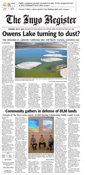 Cover of Inyo Register