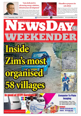 Cover of Newsday (Zimbabwe)