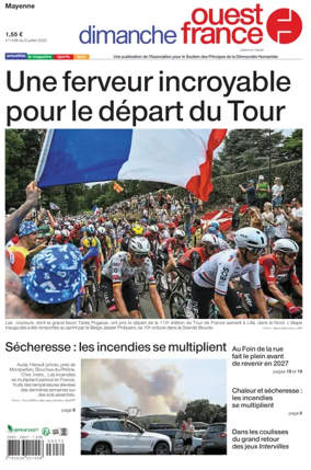 Cover of Dimanche Ouest France (Mayenne)