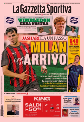 Cover of La Gazzetta dello Sport - Puglia