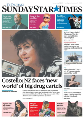 Cover of Sunday Star-Times