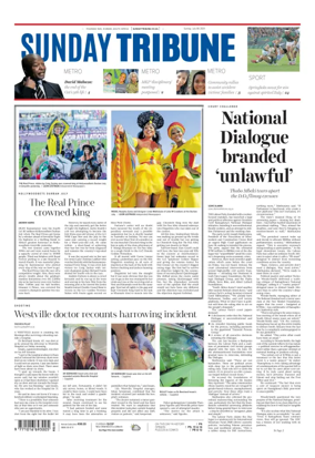 Cover of Sunday Tribune