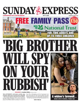 Cover of Sunday Express