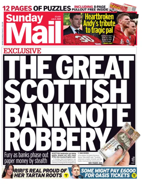 Cover of Sunday Mail (UK)