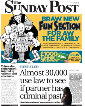 Cover of The Sunday Post (Dundee)