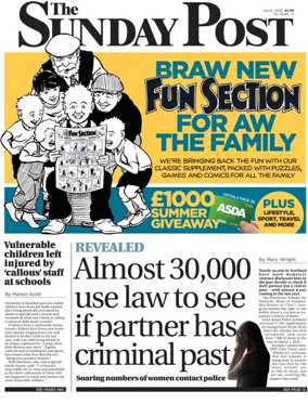 Cover of The Sunday Post (Inverness)