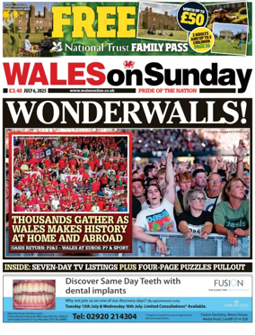 Cover of Wales On Sunday