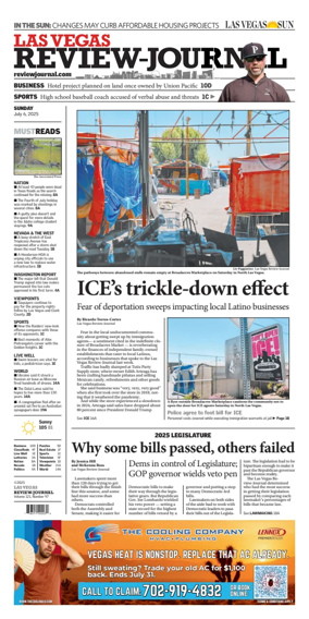 Cover of Las Vegas Review-Journal (Sunday)